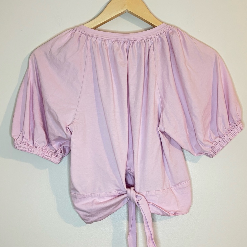 A.L.C. Pale pink Josie tie back top - Picture 4 of 8